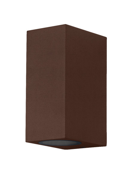 KINKIET ZEWNĘTRZNY ENDURA CLASSIC SQUARE UPDOWN GU10 IP44 RUSTY/RDZA 
