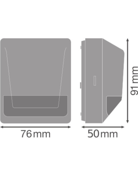 CZUJNIK SENSOR WALL 180DEG IP55 WT CZUJNIK ŚWIATŁA I RUCHU 