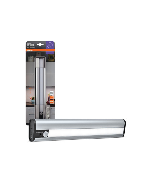 OPRAWA LINIOWA LINEAR LED MOBILE USB 300 1,5W PODSZAFKOWA OPRAWA Z CZUJNIKIEM RUCHU ZASILANA BATERYJNIE 