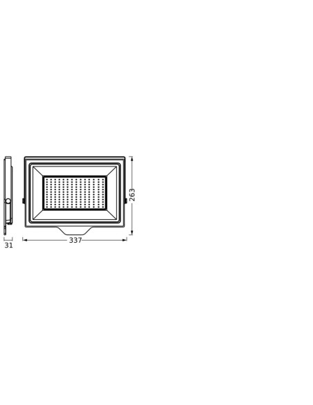 NAŚWIETLACZ FLOOD ESSENTIAL 150W 4000K neutralna biała 15000LM BK IP65 