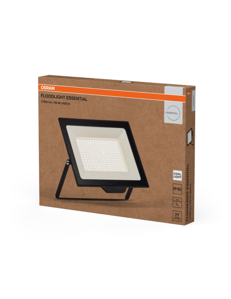 NAŚWIETLACZ FLOOD ESSENTIAL 150W 4000K neutralna biała 15000LM BK IP65 