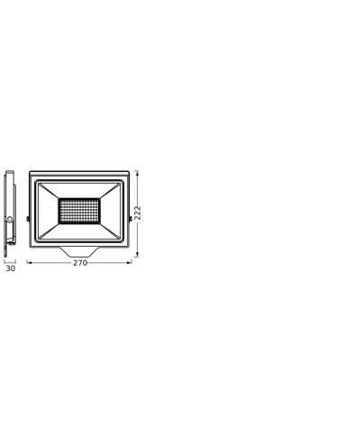 NAŚWIETLACZ FLOOD ESSENTIAL 100W 4000K neutralna biała 10000LM BK IP65 
