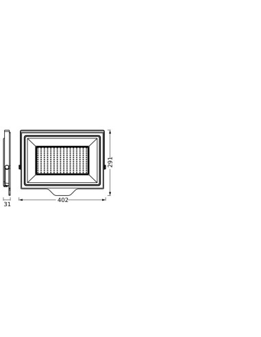 NAŚWIETLACZ FLOOD ESSENTIAL 200W 4000K neutralna biała 20000LM BK IP65 