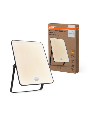 NAŚWIETLACZ FLOOD ESSENTIAL SENSOR 50W 3000K ciepła biała 4500LM BK IP65 