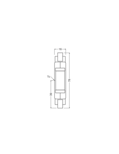 ŻARÓWKA LED SLIM LINE 78MM 40 4,5W 4000K neutralna biała 470LM GLASS R7S 
