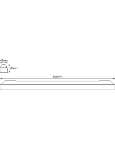 OPRAWA LINIOWA LED POWER BATTEN 600 12W/4000K 1320LM 