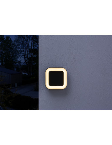 KINKIET ZEWNĘTRZNY ENDURA STYLE SQUARE 13W 3000K ciepła biała 480LM DARK GRAY 