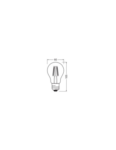 ŻARÓWKA LED V CLA40 4W 3000K ciepła biała E27 FIL CL 470LM VALUE 