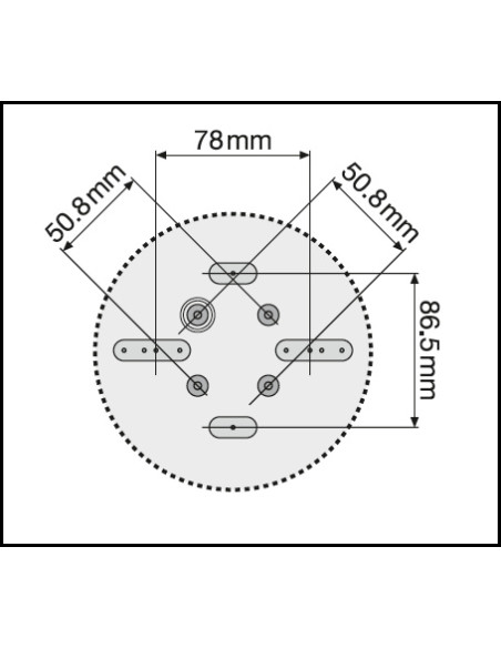 PLAFON LED SURFACE FLAT ROUND 330 P 19W CPS 