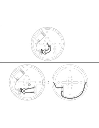 PLAFON LED SURFACE FLAT SQUARE SENSOR 330 P 19W CPS 