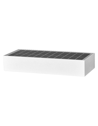 KINKIET ZEWNĘTRZNY SOLAR ENDURA STYLE BRICKLUME SENSOR WIDE WHITE 