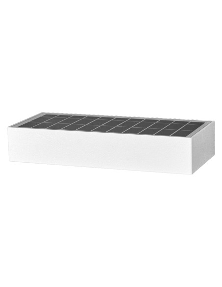 KINKIET ZEWNĘTRZNY SOLAR ENDURA STYLE BRICKLUME SENSOR WIDE WHITE 