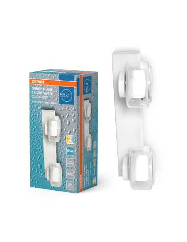 OPRAWA ORBIS FLAME 2X5.5W CLICK CCT IP44 WHITE 