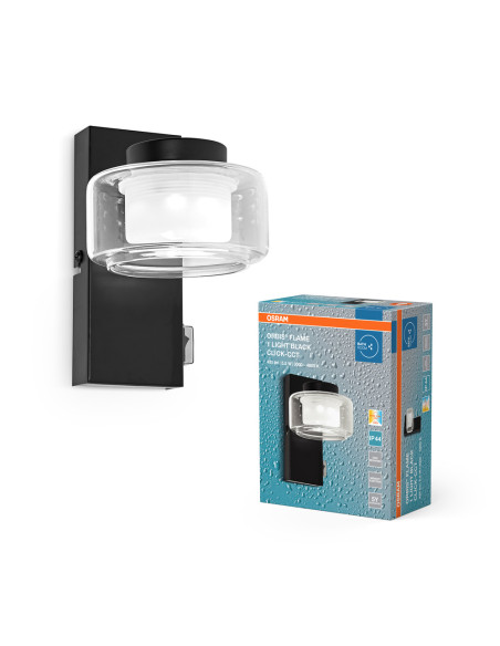 KINKIET ORBIS FLAME 5.5W CLICK CCT IP44 BLACK 