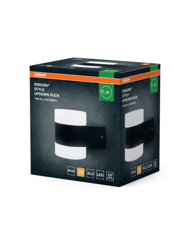 KINKIET ZEWNĘTRZNY ENDURA STYLE UPDOWN PUCK 13W DARK GRAY 