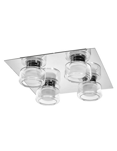 OPRAWA ORBIS FLAME 4X5.5W CLICK CCT IP44 CHROME 