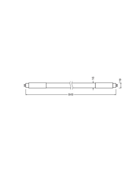 ŚWIETLÓWKA LED P ST5 LEDTUBE T5 AC HE21 849 11W 3000K ciepła biała 220-240V 1550LM TUBA LED 