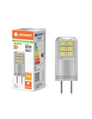 ŻARÓWKA LED P SPECIAL LED PIN28 CL 2,2W 2700K ciepła biała GY6.35 12V 300LM 