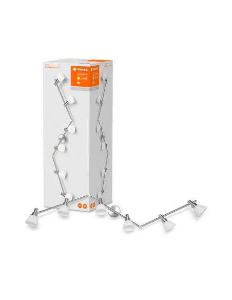 OPRAWA LED SPOT G9 6X1,9W 2700K ciepła biała SUFITOWA 