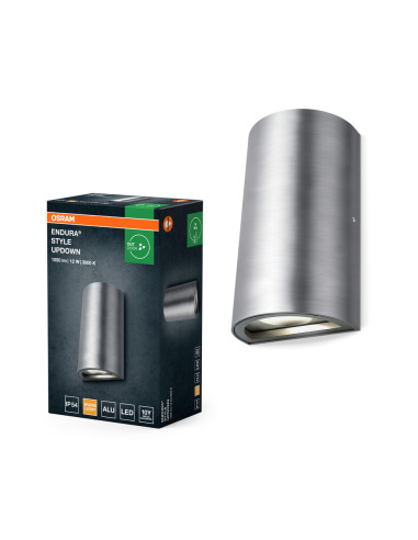 KINKIET ZEWNĘTRZNY ENDURA STYLE UPDOWN 12W 3000K 700LM IP44 ALUMINIUM 