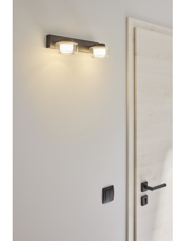OPRAWA ORBIS FLAME 2X5.5W CLICK CCT IP44 BLACK 