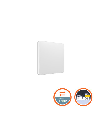 PLAFON LED SURFACE FLAT SQUARE 330 P 19W CPS 