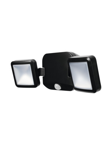 BATTERY LED SPOTLIGHT DOUBLE 10W 4000K  BLACK  