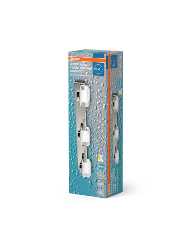 OPRAWA ORBIS FLAME 3X5.5W CLICK CCT IP44 CHROME 