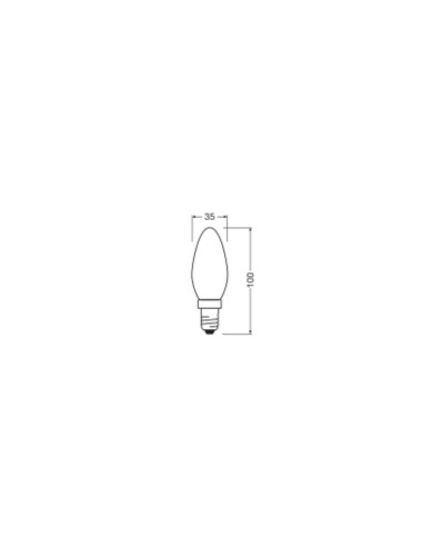 ŻARÓWKA LED V CLB60 5,9W 3000K ciepła biała E14 FIL FR 806LM VALUE  
