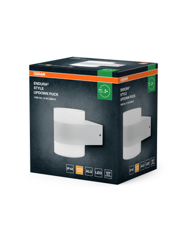 KINKIET ZEWNĘTRZNY ENDURA STYLE UPDOWN PUCK 13W WHITE 