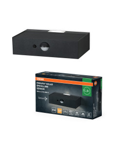 KINKIET ZEWNĘTRZNY SOLAR ENDURA STYLE BRICKLUME SENSOR DARK GRAY 