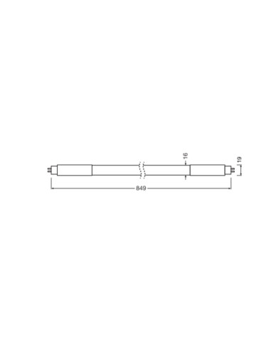 ŚWIETLÓWKA LED P ST5 LEDTUBE T5 AC HO39 849 18W 4000K neutralna biała 220-240V 2800LM TUBA LED 