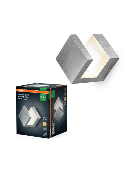KINKIET ZEWNĘTRZNY ENDURA STYLE PYRAMID WALL 9W 3000K 600LM ST 
