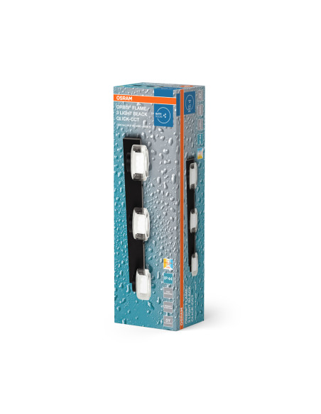 OPRAWA ORBIS FLAME 3X5.5W CLICK CCT IP44 BLACK 