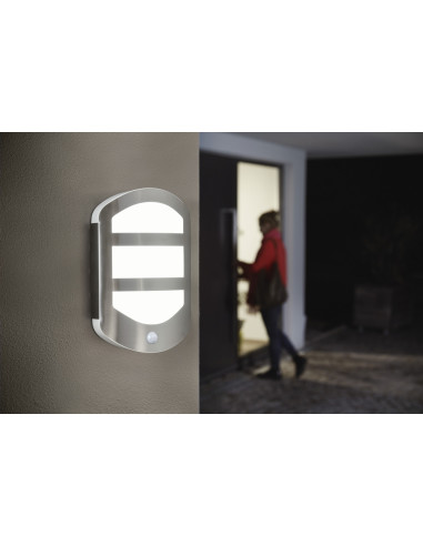 KINKIET ZEWNĘTRZNY ENDURA STYLE PLATE WALL SENSOR 12,5W 3000K 600LM 