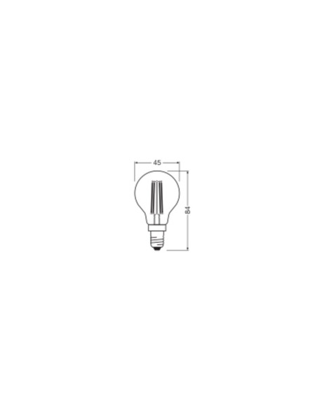 ŻARÓWKA LED V CLP40 4W 3000K ciepła biała E14 FIL CL 470LM VALUE 
