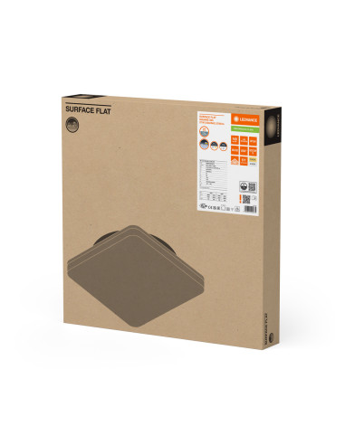 PLAFON LED SURFACE FLAT SQUARE 500 P 27W CPS 