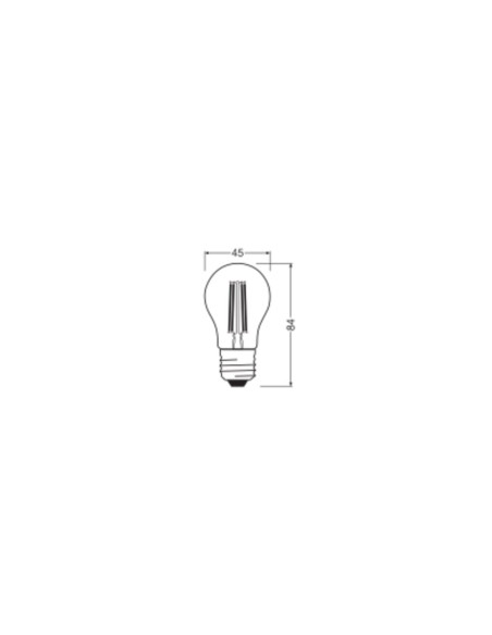 ŻARÓWKA LED V CLP40 4W 3000K ciepła biała E27 FIL CL 470LM VALUE 