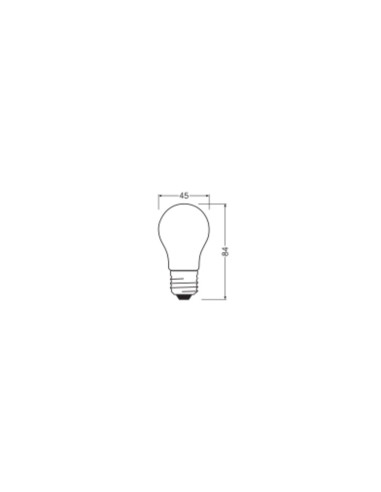 ŻARÓWKA LED V CLP40 4,2W 3000K ciepła biała E27 FIL GL FR 470LM VALUE 