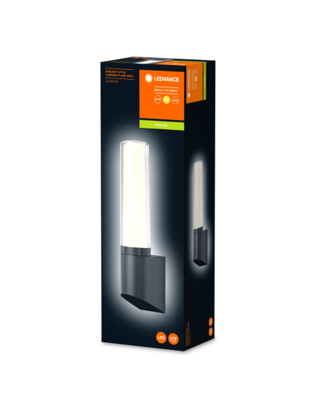 KINKIET ZEWNĘTRZNY ENDURA STYLE LANTERN FLARE WALL 7W 3000K 470LM IP44 DG 