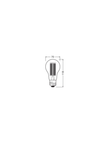 ŻARÓWKA LED V CLA150 17W 3000K ciepła biała E27 FIL CL 2452LM VALUE 