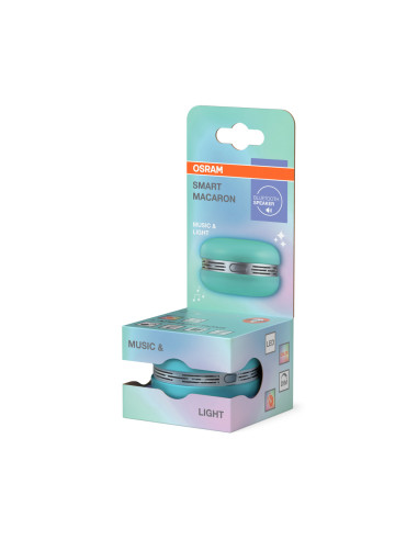 GŁOŚNIK SMART BLUETOOTH MACARON RGB BLUE 