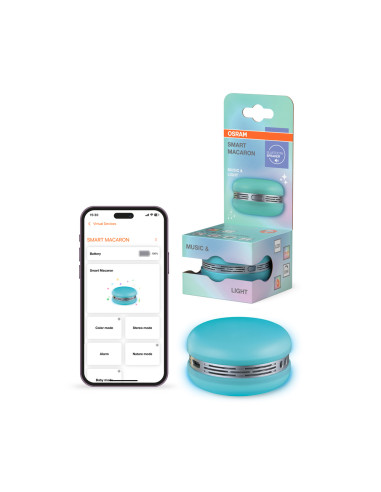 GŁOŚNIK SMART BLUETOOTH MACARON RGB BLUE 