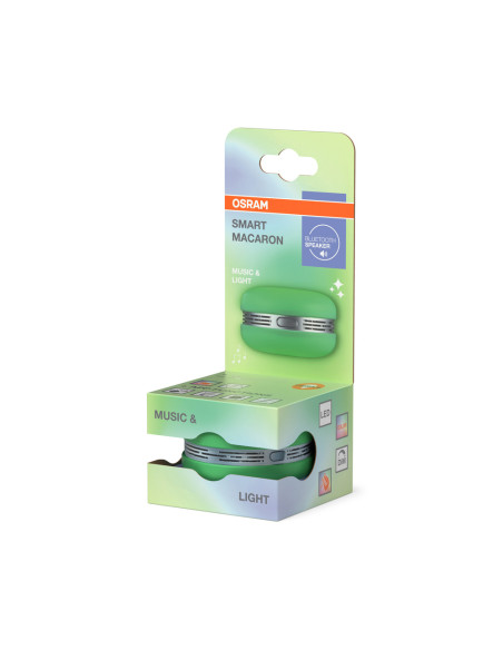 GŁOŚNIK SMART BLUETOOTH MACARON RGB GREEN 