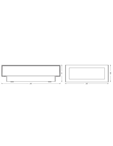 KINKIET ZEWNĘTRZNY Endura Style IP54 NOVA WALL Dark Gray 