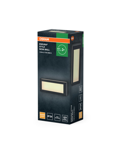 KINKIET ZEWNĘTRZNY Endura Style IP54 NOVA WALL Dark Gray 