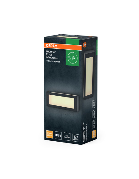 KINKIET ZEWNĘTRZNY Endura Style IP54 NOVA WALL Dark Gray 