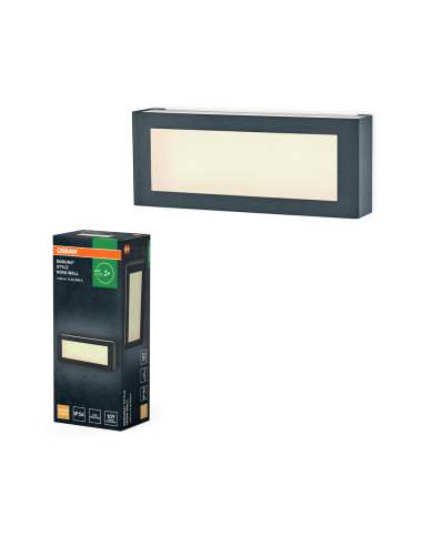 KINKIET ZEWNĘTRZNY Endura Style IP54 NOVA WALL Dark Gray 