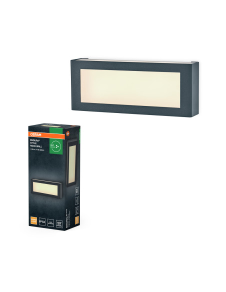 KINKIET ZEWNĘTRZNY Endura Style IP54 NOVA WALL Dark Gray 