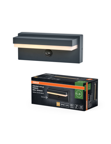 KINKIET ZEWNĘTRZNY Endura Style IP54 ROBUS WALL SENSOR Dark Gray 